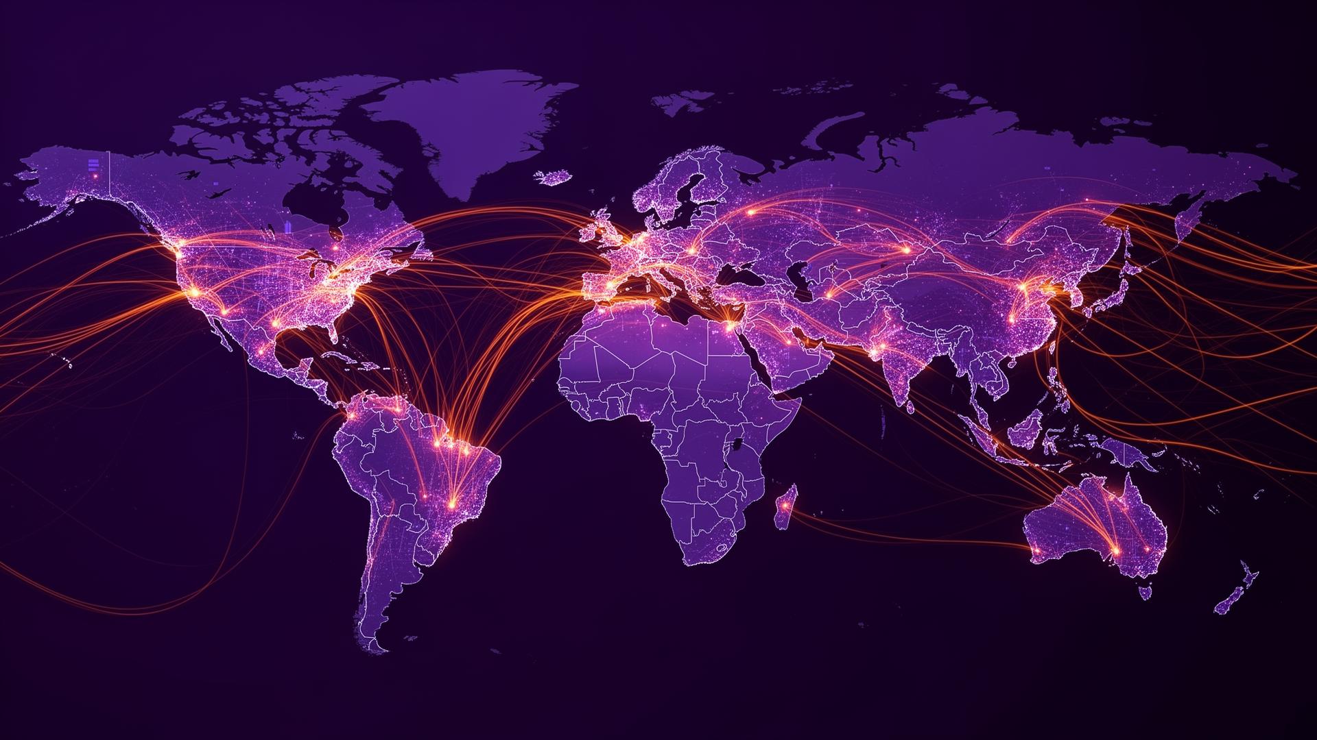 Export AI - Global trade intelligence visualization